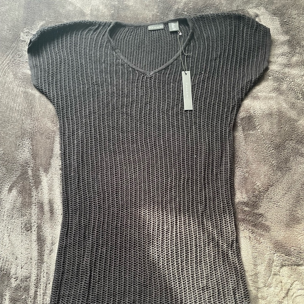 Black mesh coverup